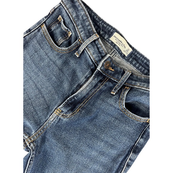 Abercrombie & Fitch Denim - Abercrombie & Fitch The Vintage Flare High Rise Jeans Blue Women 24 00R Medium